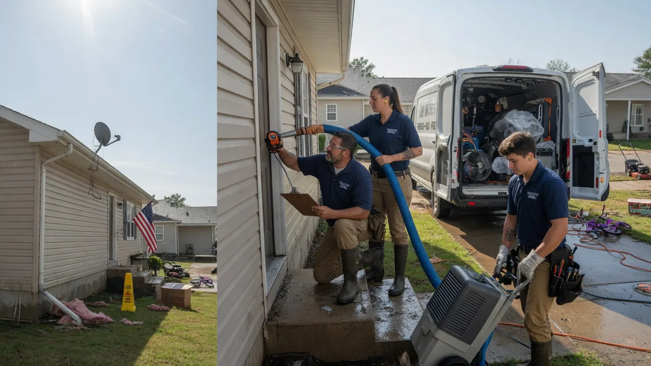Ceiling Water Damage Restoration in White Lake, WI near me
